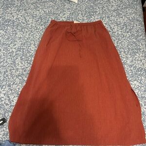 Universal Thread Rust A-Line Skirt
